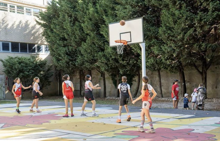 O Parque 25 de Abril tem um novo Campo de Street Basket!